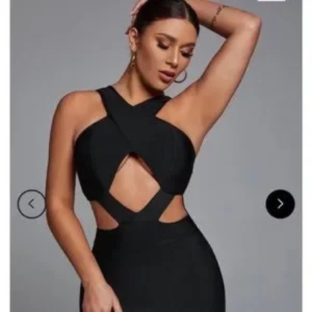 NEW with tags. Bella Barnett Sexy Cut Out Cocktail Dress
